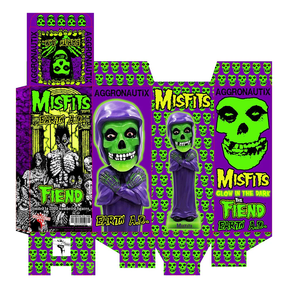Misfits Fiend Glow-in-the-Dark Ltd Ed Throbblehead - Image 4